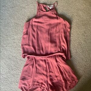 Olive & Oak Pink Women's Romper